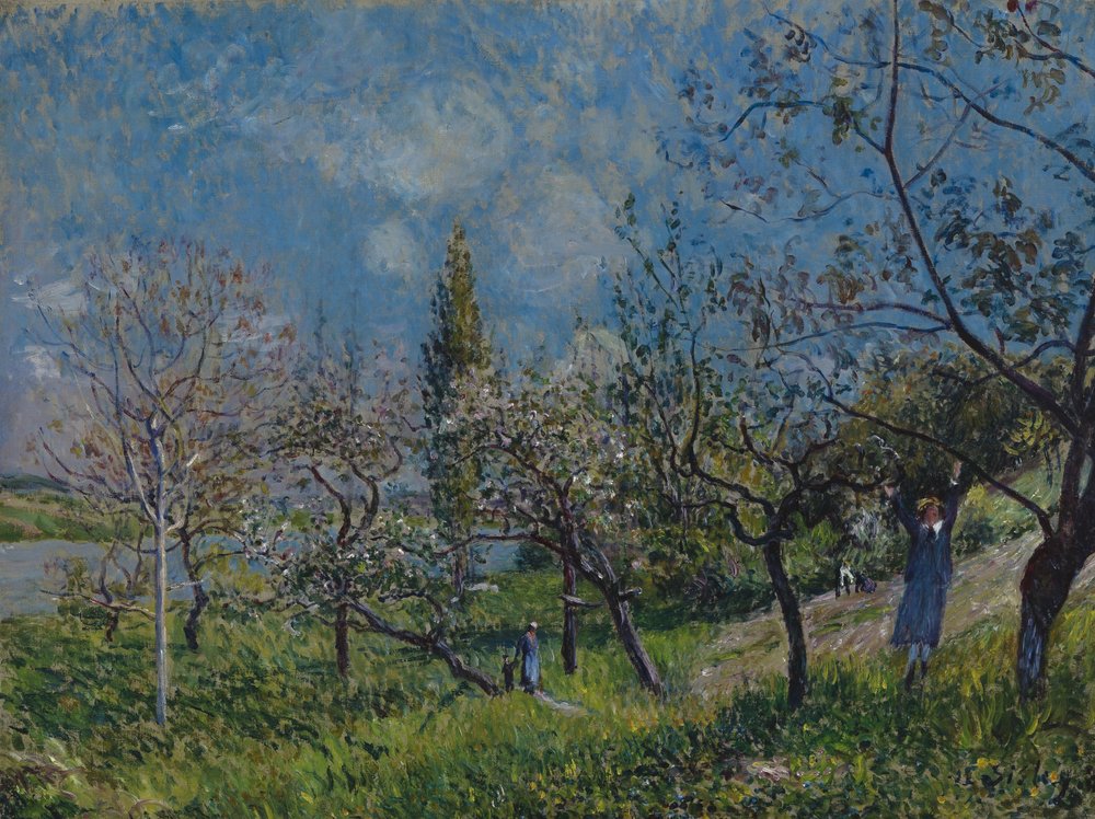 Alfred Sisley - Orchard in